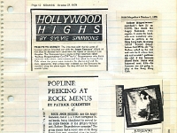 ANGRY SAMOANS Metal Mike Scrapbook 1979 – 07-29-1979 – 12-27-1979 – Harlan Hollander then P.J. Galligan on Lead Guitar Page 06